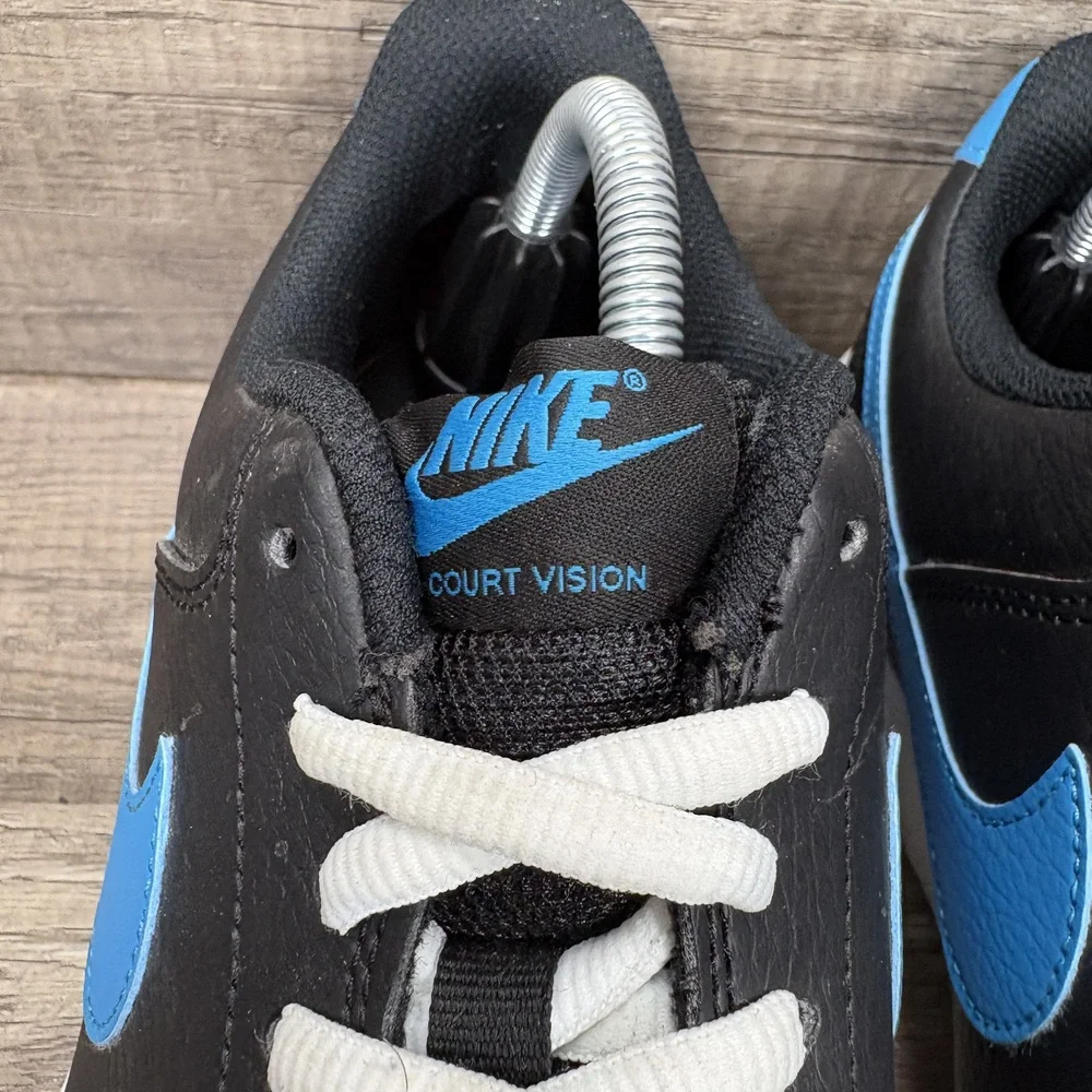 Nike Court Vision Black Blue Mens US Size 10 EUR 44 DH2987-005 Sneakers